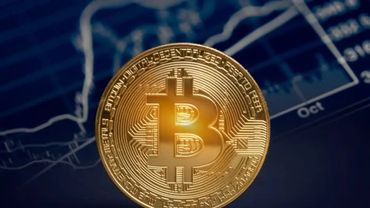 Bitcoin masih bergerak liar di tengah ketidakpastian global. Trader kini fokus ke level 82.000 dollar AS yang disebut jadi penentu arah pasar kripto berikutnya. (Ilustrasi Bitcoin)