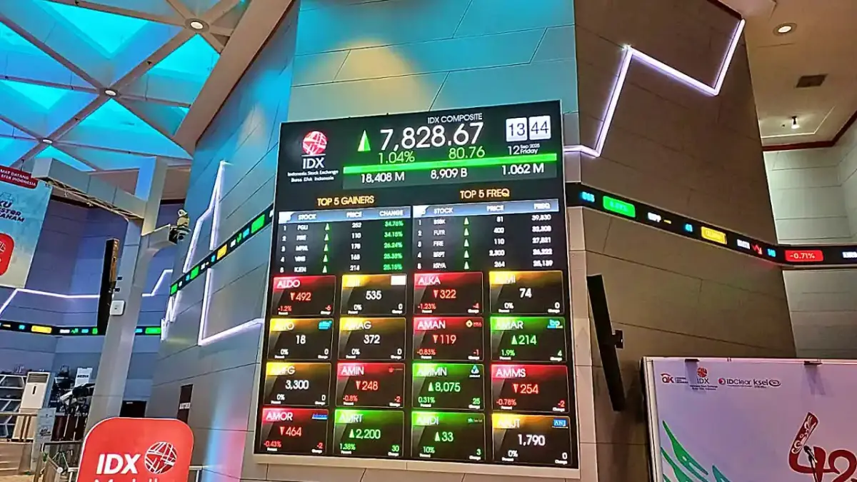 IHSG dan rupiah kompak anjlok pagi ini hingga bikin pasar panik. Menkeu Purbaya akhirnya buka suara dan menyebut kondisi ini bukan krisis. (Foto: Desty Luthfiani/KabarBursa)