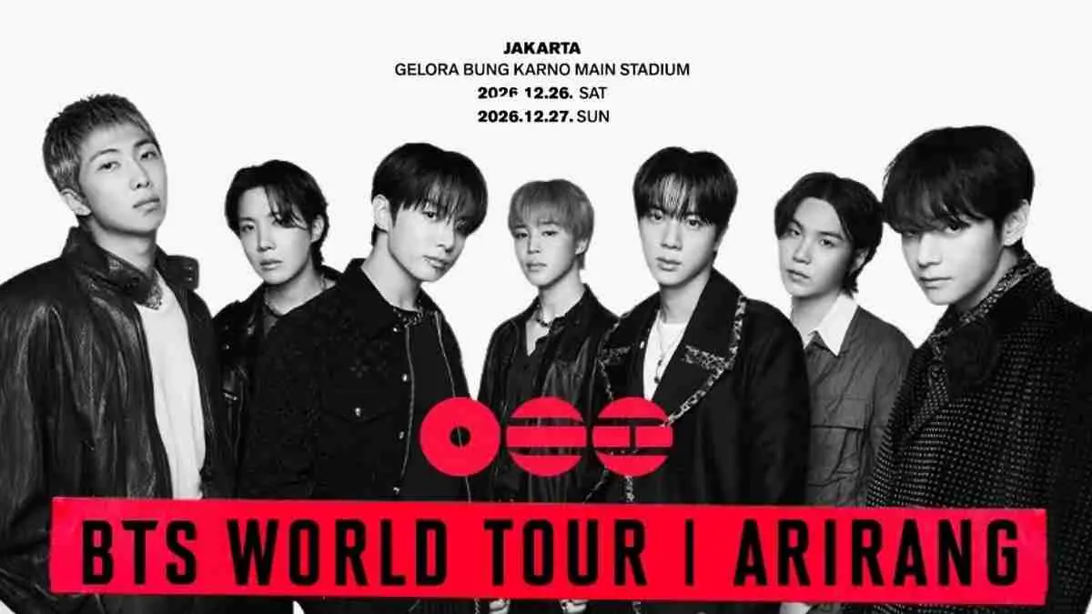 ARMY Indonesia mulai bersiap! Konser BTS World Tour ARIRANG di Jakarta diprediksi jadi salah satu war tiket terbesar tahun 2026. (x.com/ime_indonesia)