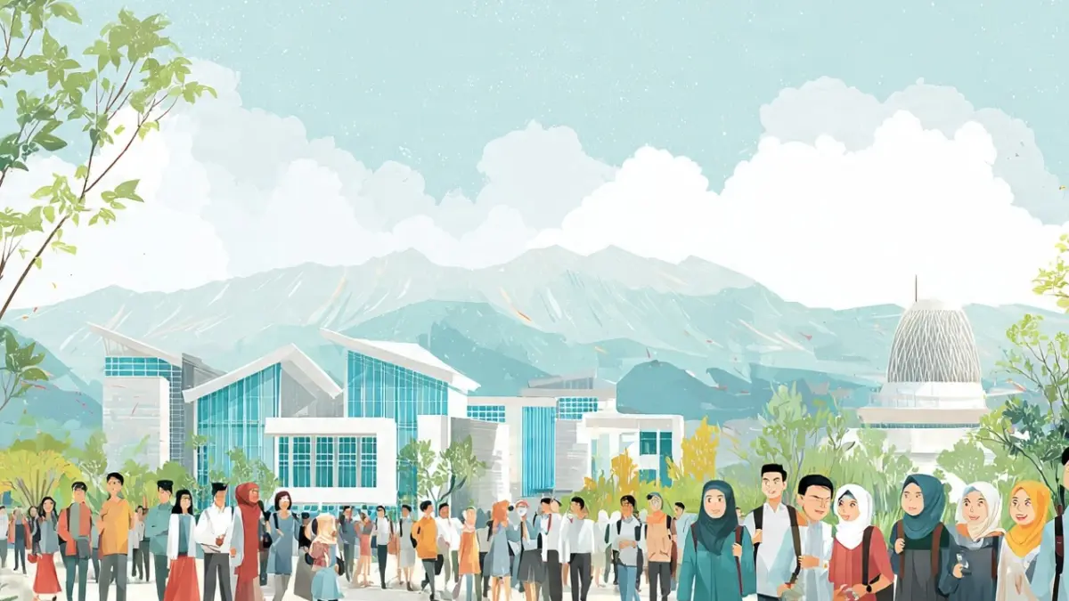 Kesempatan emas! Pelajar Sulawesi Tenggara kini punya peluang kuliah gratis di Tiongkok lewat program beasiswa internasional. (Ilustrasi para pelajar Sumber: AI)