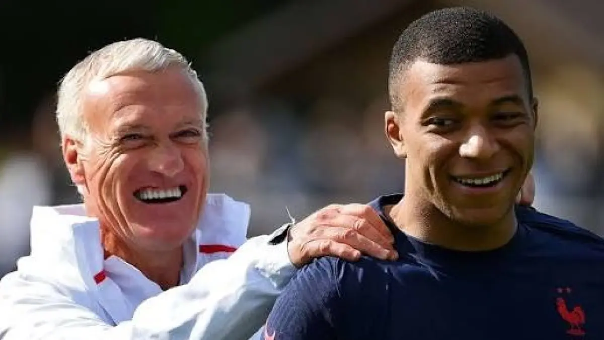 Belum tampil tajam di laga pemanasan, Kylian Mbappe justru mendapat dukungan penuh dari Didier Deschamps. Sang pelatih yakin kapten Prancis itu akan meledak saat Piala Dunia 2026 dimulai. (Sumber foto : Goal)