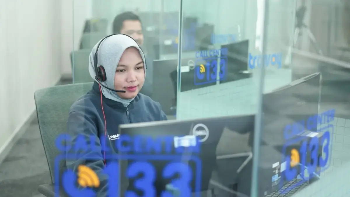 One Call Center 133 Jasa Marga. (Istimewa)/jawapos