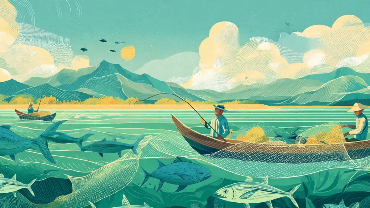 Fenomena upwelling mulai muncul dari selatan Jawa hingga Nusa Tenggara. Air kaya nutrien dari dasar laut naik ke permukaan, memicu ledakan fitoplankton dan mengundang kawanan ikan seperti tuna, cakalang, hingga tongkol. (ilustrasi)