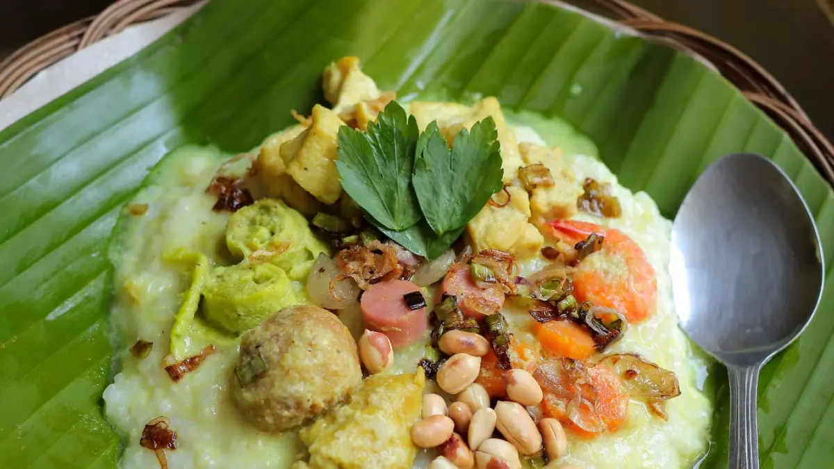 Ilustrasi bubur suro. (HappyFresh)