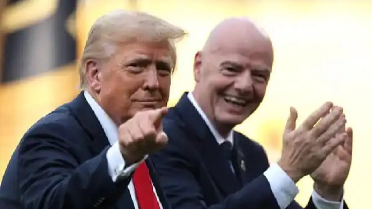 Bukan hanya para pemain yang akan menjadi sorotan di final Piala Dunia 2026. FIFA mengungkap Donald Trump bakal naik ke podium dan ikut menyerahkan trofi juara dunia. (Sumber foto : Independent)