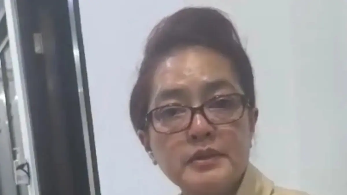 Seorang manajer bank swasta Sadiah Amir mengaku mengalami dugaan kekerasan oleh seorang pengusaha, Rabu (8/7).  (sumber foto: jawapos.com)