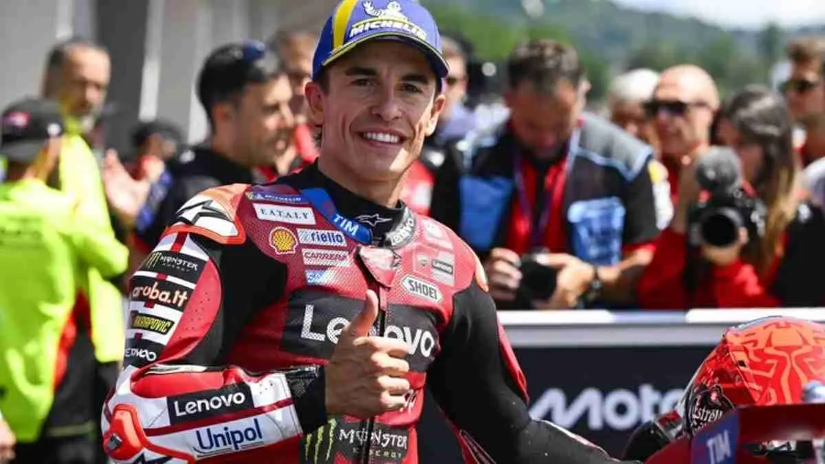 Sachsenring seolah menjadi rumah kedua bagi Marc Marquez. Simak deretan rekor fantastis yang membuat pebalap Ducati itu dijuluki King of Sachsenring dan menjadi salah satu legenda terbesar MotoGP. (crash.net)