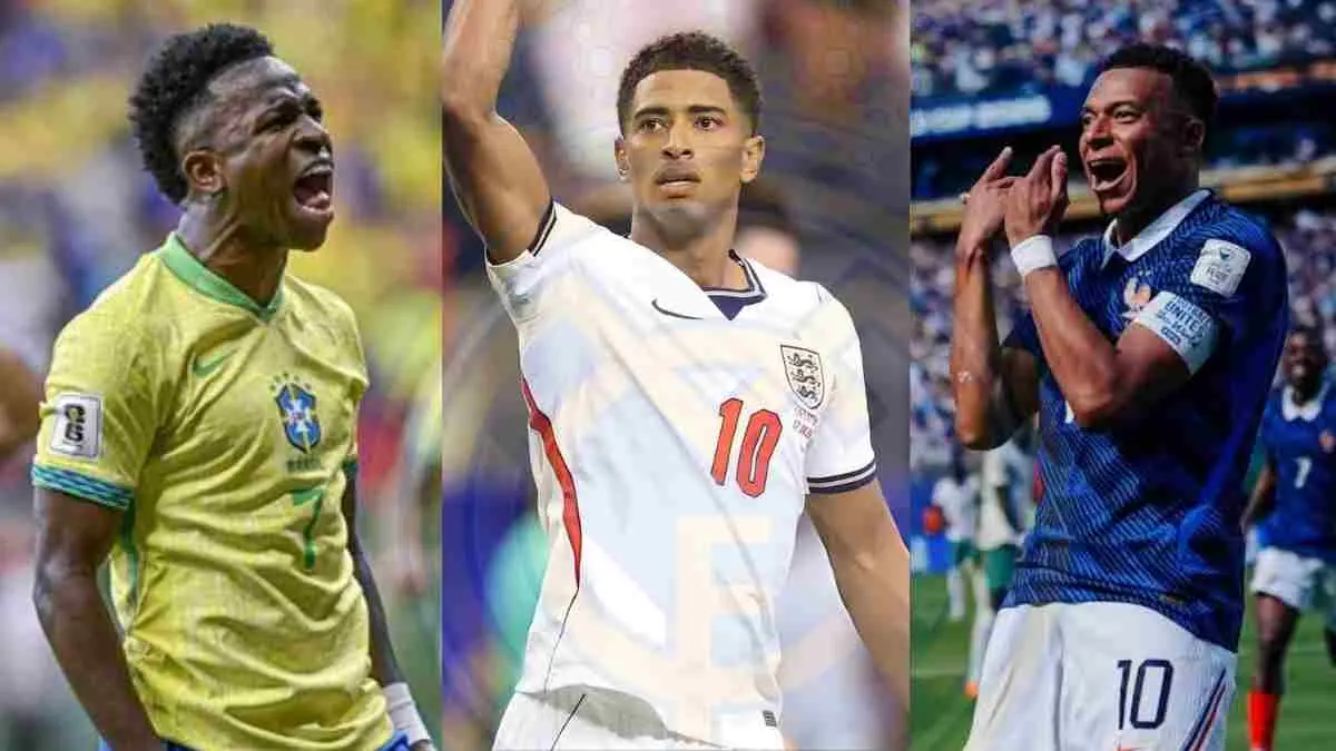 Real Madrid kembali mencetak sejarah! Para pemain Los Blancos sukses memecahkan rekor gol terbanyak dari satu klub dalam satu edisi Piala Dunia. Mbappe, Bellingham, Vinicius Jr, hingga Arda Guler menjadi aktor utama di balik pencapaian bersejarah tersebut. (instagram.com/madridiconic)