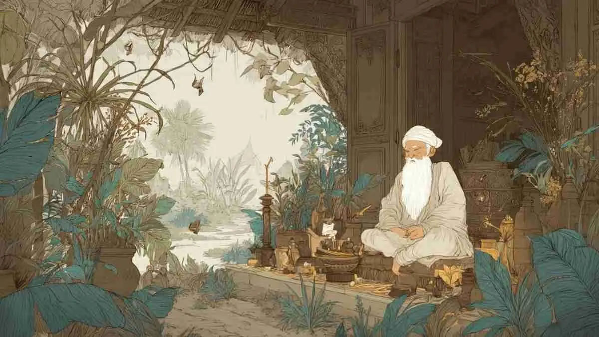 Istilah dukun ternyata sudah dikenal sejak lebih dari 1.300 tahun lalu. Simak bagaimana profesi ini tercatat dalam prasasti kuno dan perannya di masa Kerajaan Sriwijaya. (Sumber: AI)
