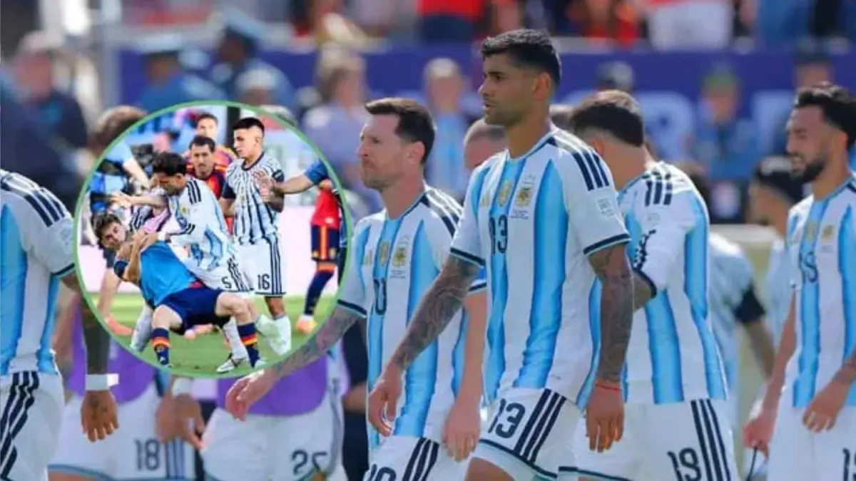 Juara dunia belum tentu bebas dari masalah. FIFA resmi membuka investigasi terhadap sejumlah pemain Argentina usai insiden panas setelah final Piala Dunia 2026. Jika terbukti melanggar aturan disiplin, ancaman denda hingga larangan bertanding menanti. (Sumber foto : sportbibble)