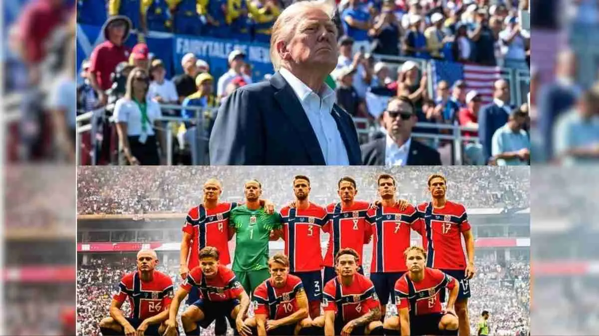 Kontroversi Piala Dunia 2026 belum mereda. Federasi Sepak Bola Norwegia bersiap melaporkan FIFA ke Komite Etik setelah muncul dugaan campur tangan Donald Trump dalam keputusan terkait Folarin Balogun. Apa yang sebenarnya terjadi? (Sumber foto: Instagram (erling & realdonaldtrump))
