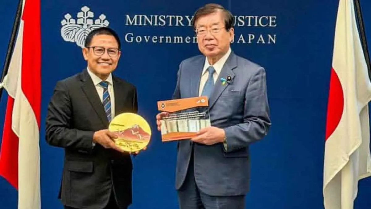 Peluang kerja di Jepang bagi tenaga kerja Indonesia berpotensi semakin terbuka. Cak Imin bertemu Menteri Kehakiman Jepang untuk membahas percepatan skema SSW, transisi EPA, hingga kemudahan dokumen bagi pekerja migran. (Sumber Foto: Instagram/@cakiminow)