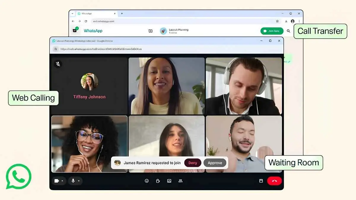 Kabar baik bagi pengguna WhatsApp! Kini kamu bisa melakukan telepon dan video call langsung melalui WhatsApp Web tanpa harus menginstal aplikasi desktop. Tak hanya itu, hadir juga fitur screen sharing, waiting room, hingga kualitas video HD. (whatsapp)
