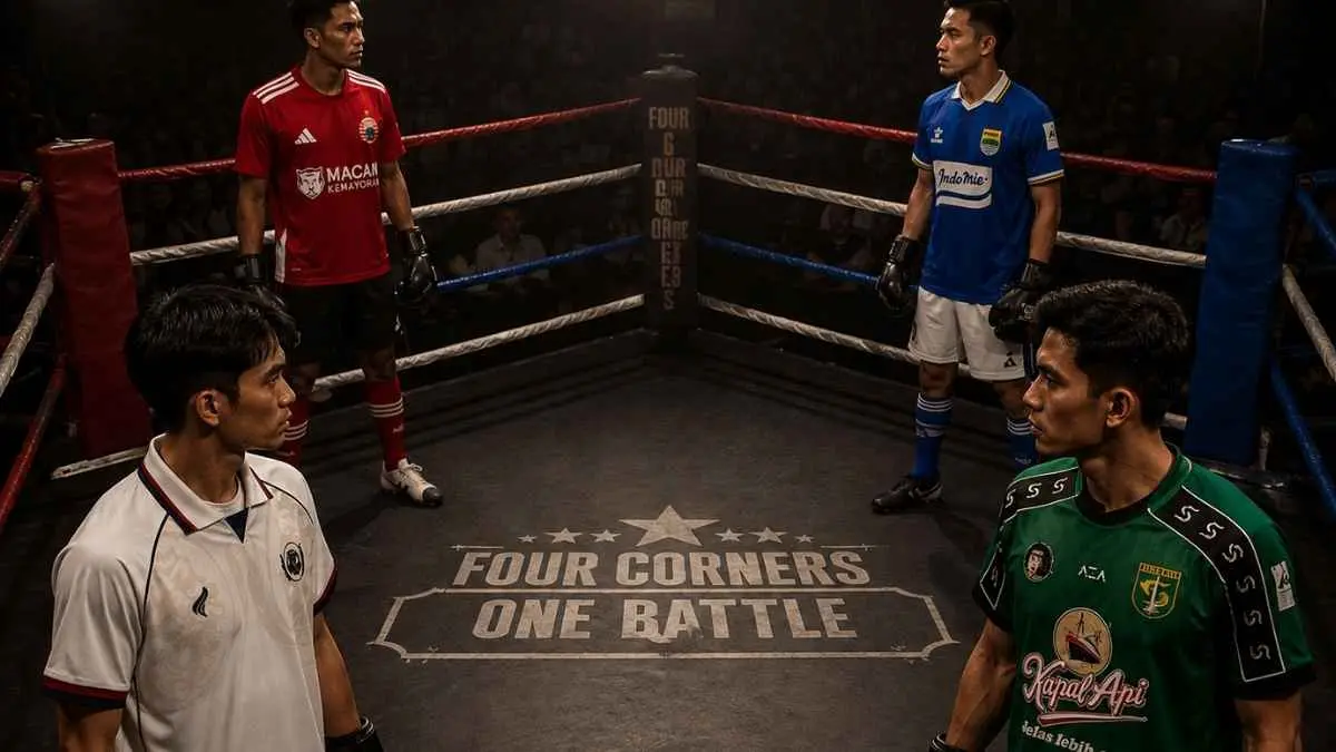 Pramusim rasa final! Semifinal Piala Presiden 2026 resmi mempertemukan 4 raksasa dengan rivalitas paling panas di tanah air. Persib vs Persija dan Persebaya vs Arema FC bakal bentrok serentak pada Selasa, 4 Agustus 2026 (Muhammad Azlan Syah/AI/Radar Bonang)