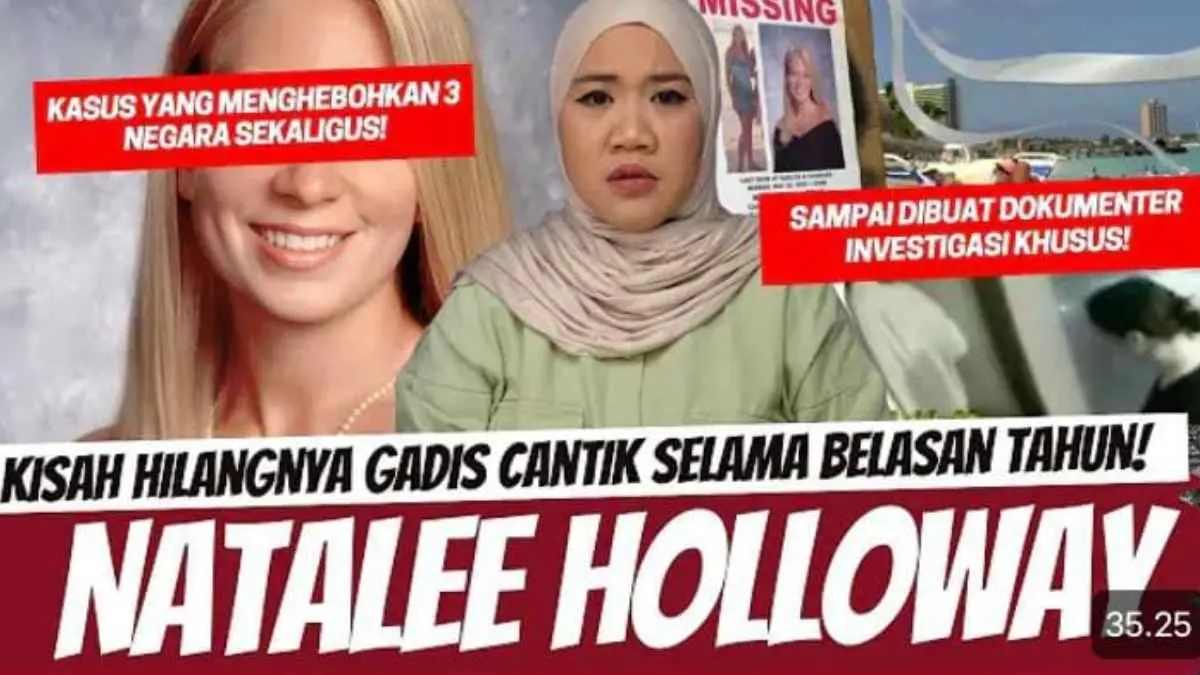 18 tahun menjadi misteri, pengakuan Joran van der Sloot akhirnya mengungkap nasib tragis Natalee Holloway. (youtube.com/@NadiaOmaraa)
