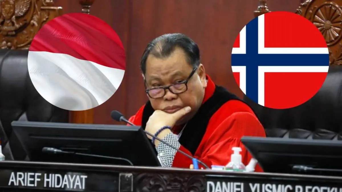 Bayi lahir seharusnya membawa harapan, bukan tagihan. Pernyataan Hakim MK ini memicu pertanyaan soal masa depan Indonesia. (Arief Hidayat. Aktual/HO)