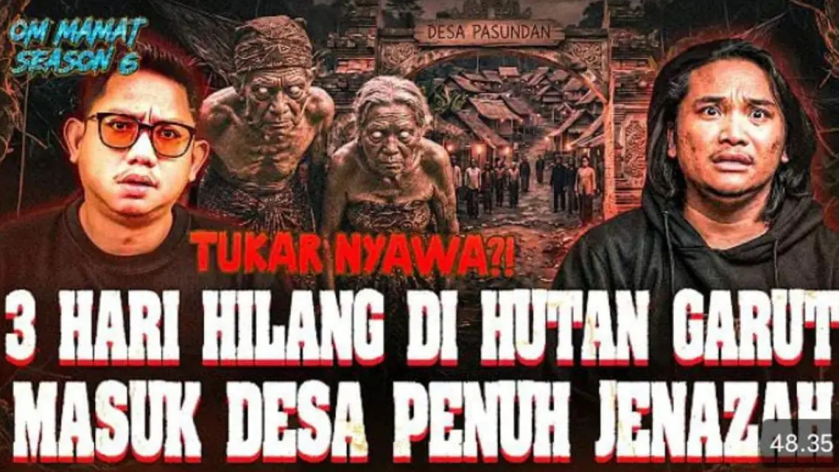 Merasa hanya semalam di kampung misterius, Ujang ternyata sudah dicari warga selama tiga hari. Apa yang sebenarnya terjadi? (Tangkapan layar YouTube @RJL-5 Fajar Aditya)
