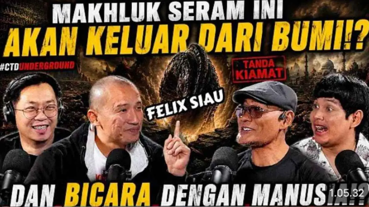 Bagaimana alur akhir zaman menurut penjelasan Ustaz Felix Siauw? Dari kemunculan Dajjal hingga Yakjuj dan Makjuj, ini rangkaiannya. (Youtube.com/corbuzier)