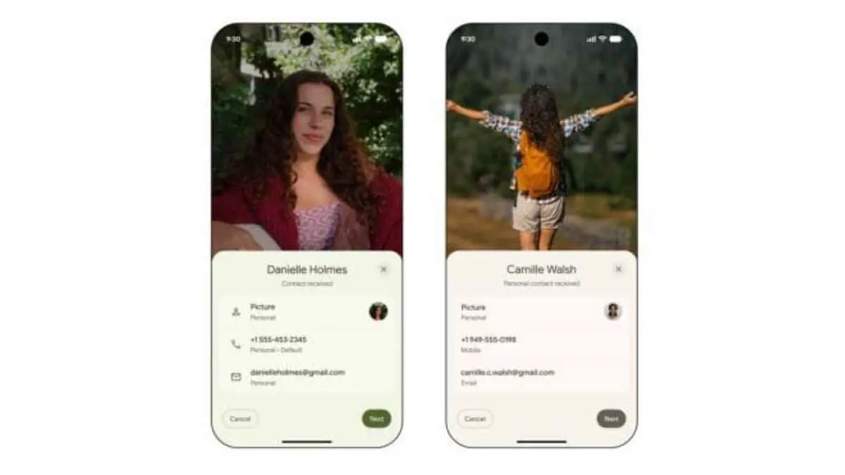 Cukup dekatkan dua HP, kontak, foto, dan video bisa langsung ditukar. Quick Share Android kini makin mirip AirDrop dan NameDrop. Bakal jadi fitur favorit? (Sumber: @tobi8ur/Pinterest)
