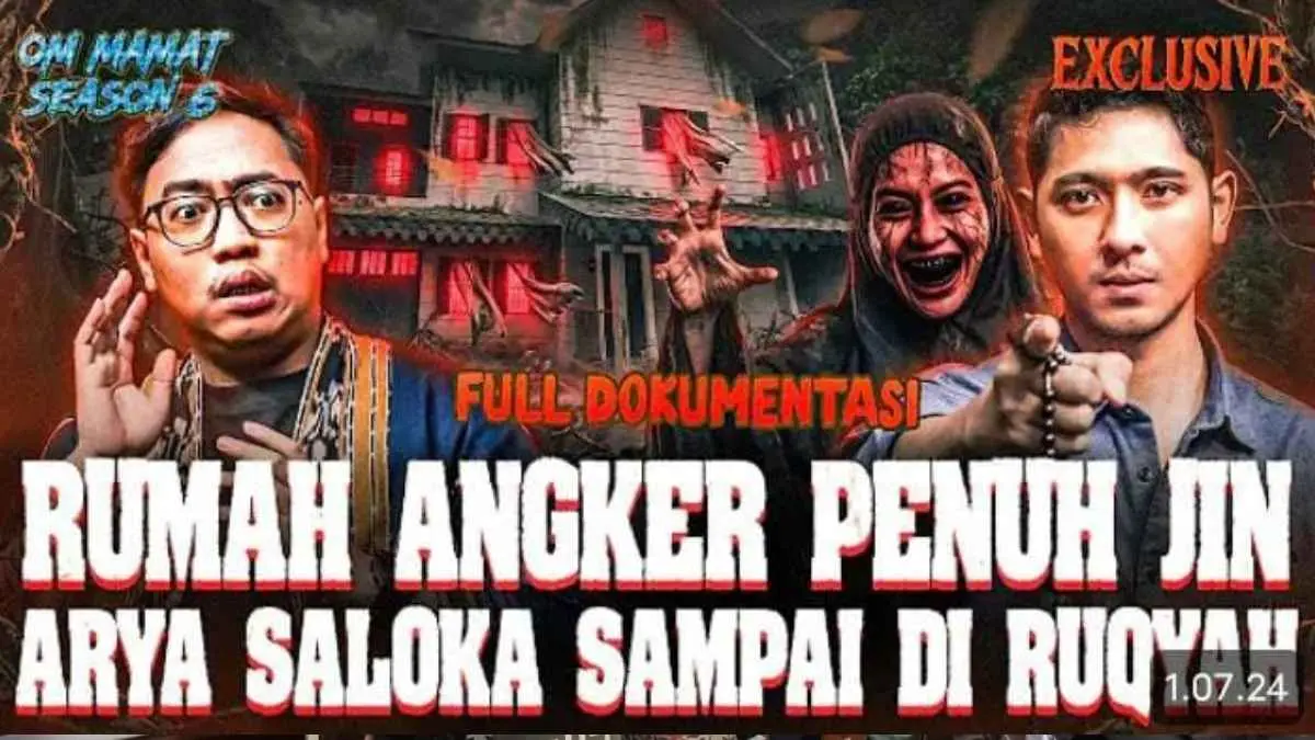 Pernah melihat sosok yang ternyata tidak berada di tempat kejadian, mengalami tindihan hingga melihat perempuan berambut panjang. Arya Saloka akhirnya mendalami ruqyah syari untuk perannya di film Munafik Melawan Iblis. (Tangkapan layar YouTube @RJL 5 -Fajar Aditya)