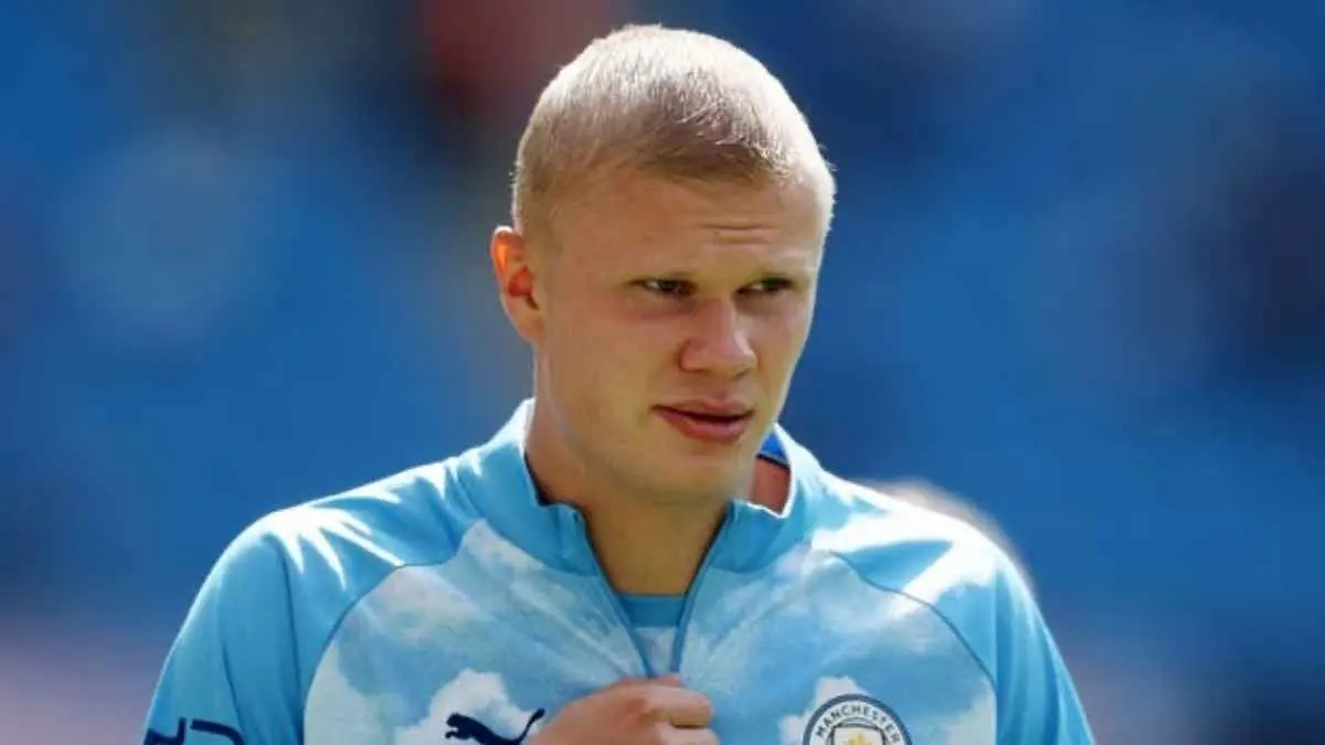 Haaland Buang Rambut Gondrongnya, Tampil dengan Gaya Baru Jelang Debut Premier League 2026/2027 (Getty images)