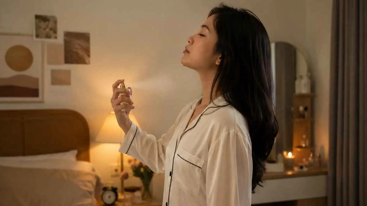 Parfum ternyata bukan cuma untuk pergi keluar rumah. Tren bedtime perfume membuat banyak orang memakai wewangian justru sebelum tidur. (ilustrasi)