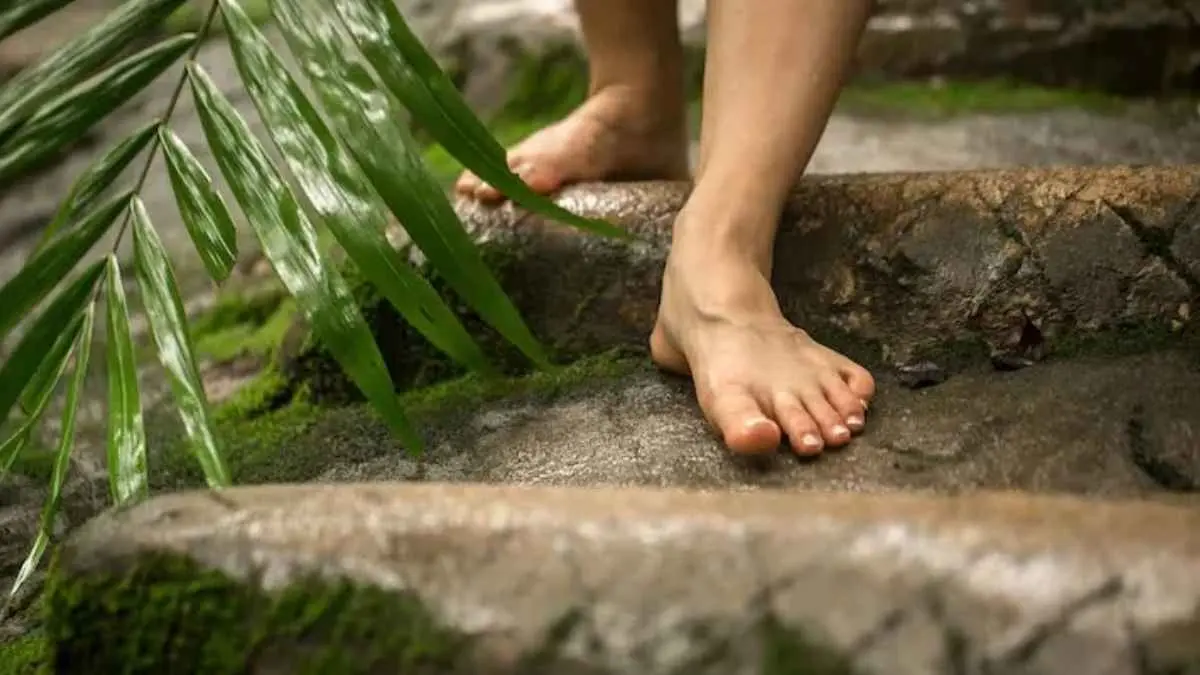Sering jalan nyeker?. Ternyata kebiasaan sederhana ini bisa memberikan rangsangan pada telapak kaki, melatih keseimbangan, hingga membuat otot kaki bekerja lebih aktif. Tapi jangan asal nyeker, pilih permukaan yang aman agar terhindar dari cedera. (istimewa)