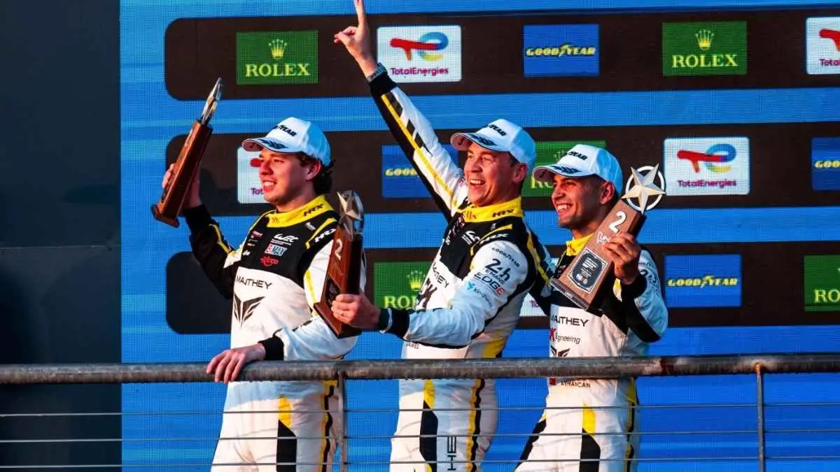 Podium hasil finis terbaiknya sepanjang  FIA World Endurance Championship (WEC) 2026 yang diraih di Texas awal bulan ini. (fiawec.com)