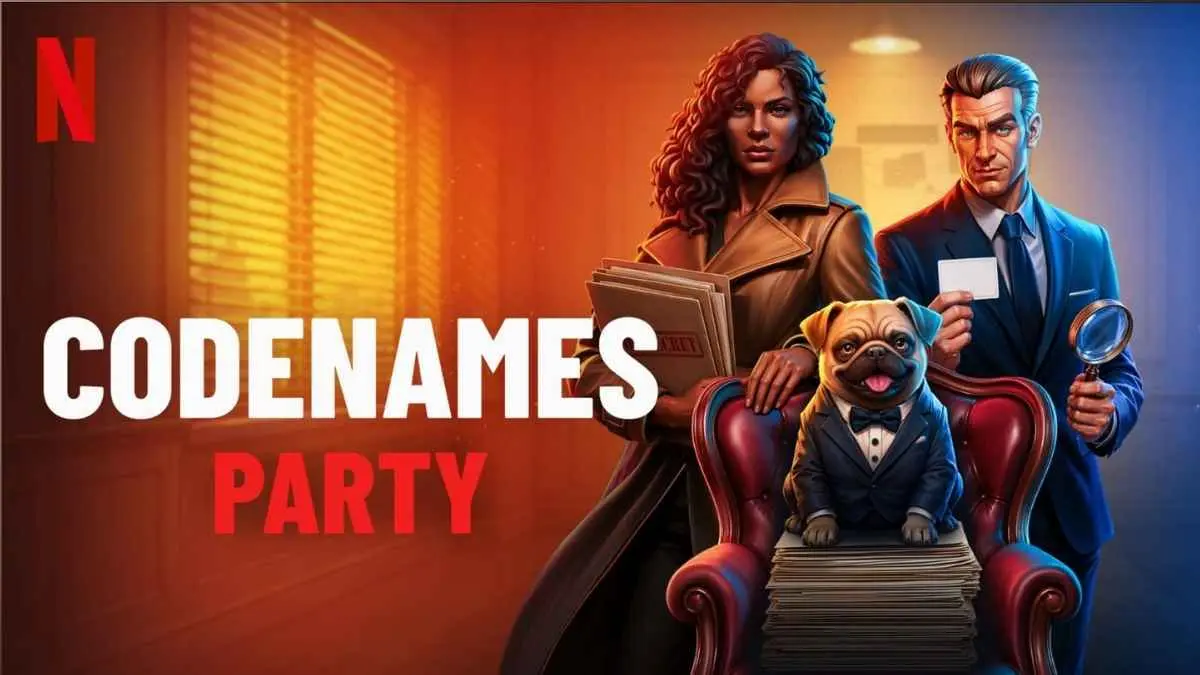 Game papan kini pindah ke layar TV. Netflix menghadirkan Codenames Party dengan mode baru, dukungan hingga 10 pemain, dan smartphone yang bisa dijadikan controller. (@CodenamesGames/X)