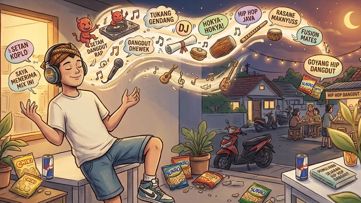 Hipdut makin akrab ditelinga generasi muda. (ilustrasi AI)