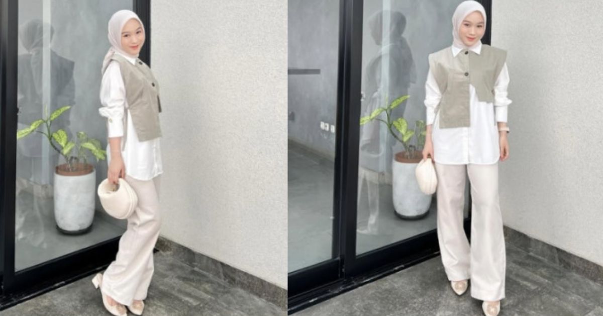 Inspirasi Stylish Celana Cutbray Ala Zahra Humaira
