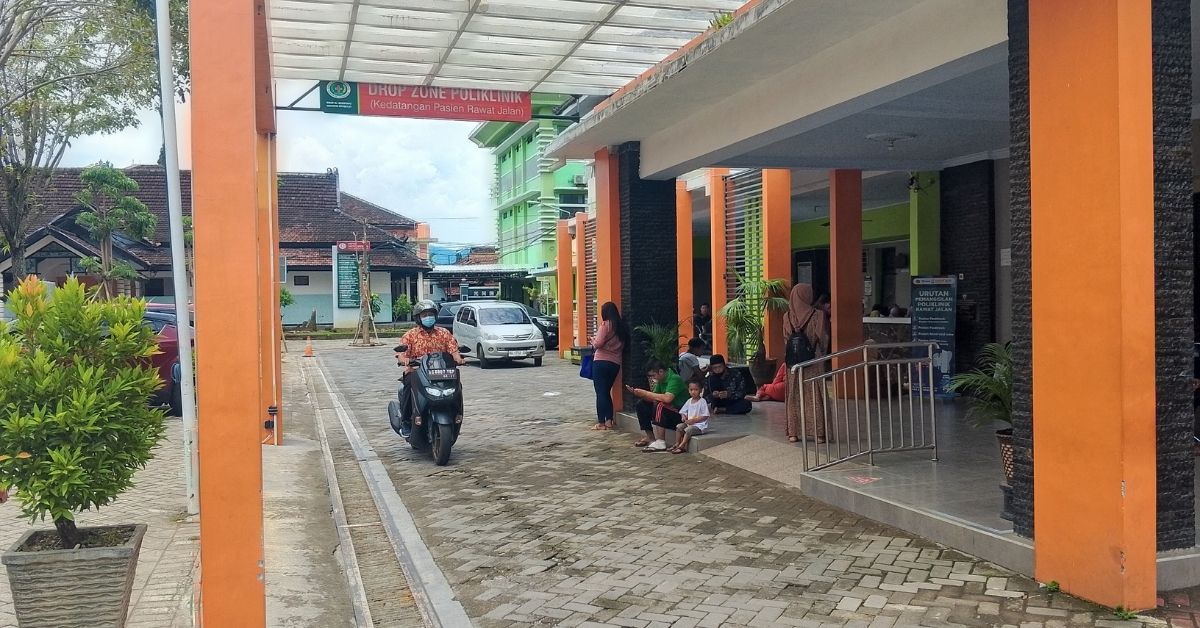 Lokasi Dorp Zone RSUD Trenggalek yang akan tetap aktif saat lebaran.