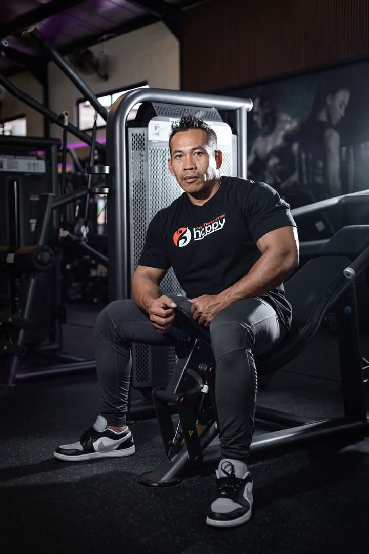 Motivasi :Badar ansori atlit binaraga yang selalu menjaga pola hidup sehat dan bugar dengan rajin Gym