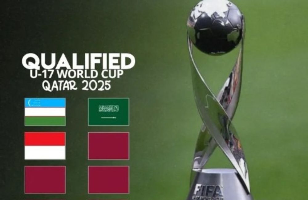 Timnas Indonesia menjadi Tim ke 3 zona asia yang lolos piala Dunia U 17 di Qatar 2025
