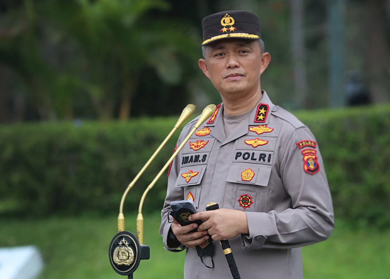Imam Sugianto ketika masih menjabat sebagai Kapolda Jatim