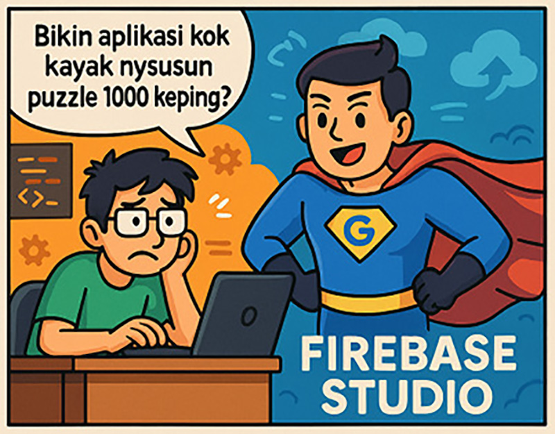 Ketik prompt, klik publish, aplikasimu langsung live.