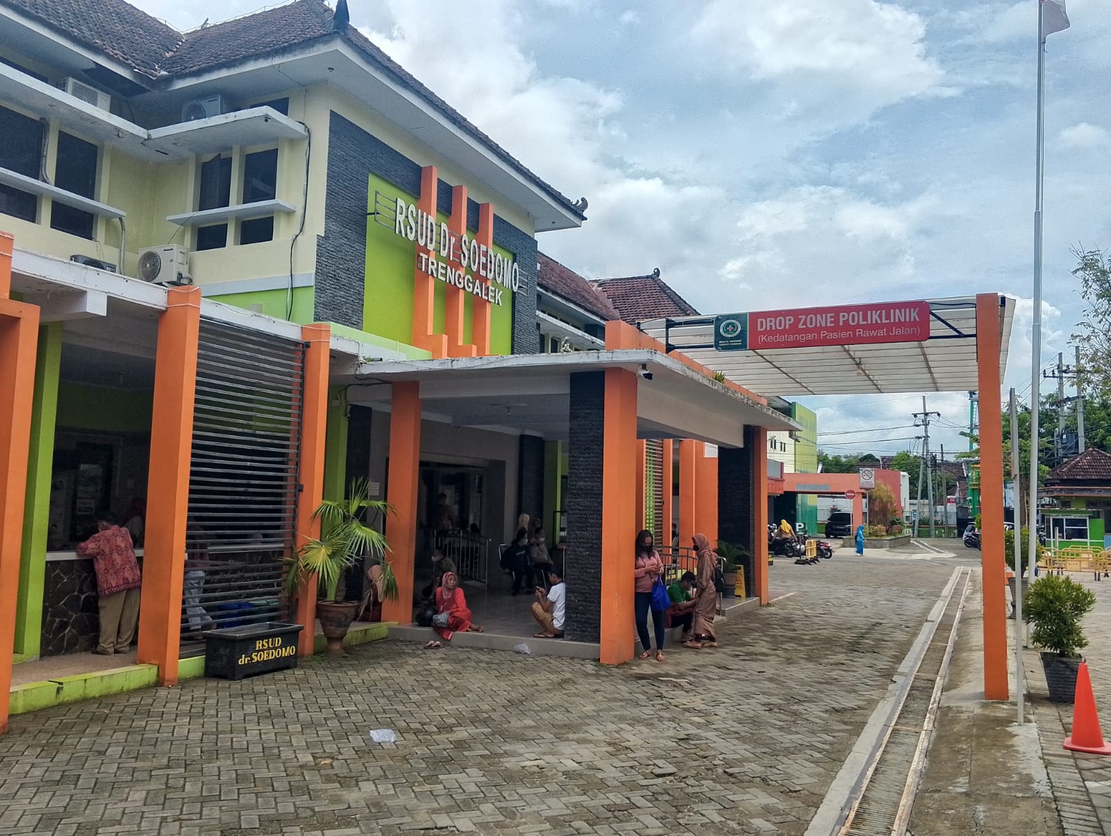 RSUD dr Soedomo Trenggalek tempat dirawatnya AMN usai menjadi korban dari pembunuhan berencana.