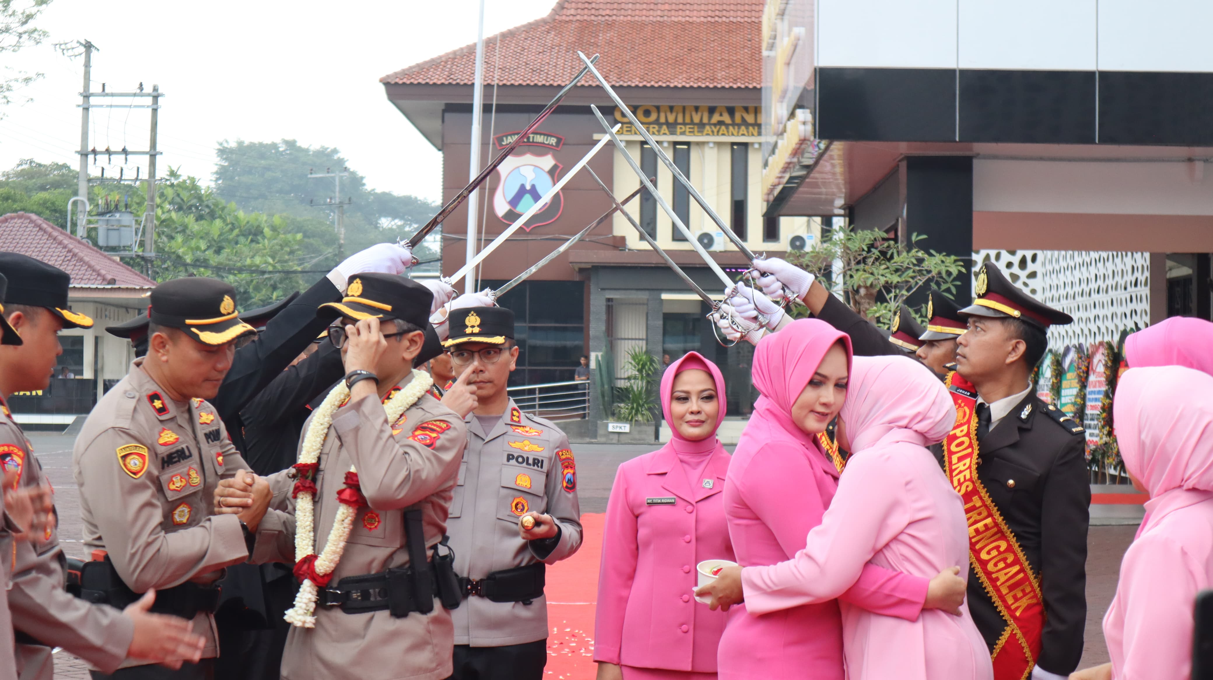 AKBP Ranu Indra Dikarta pamit sebagai Kapolres Trenggalek