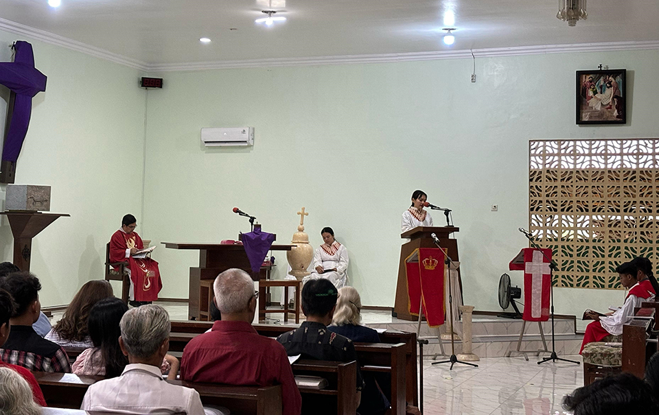 Suasana jumat agung kemarin.