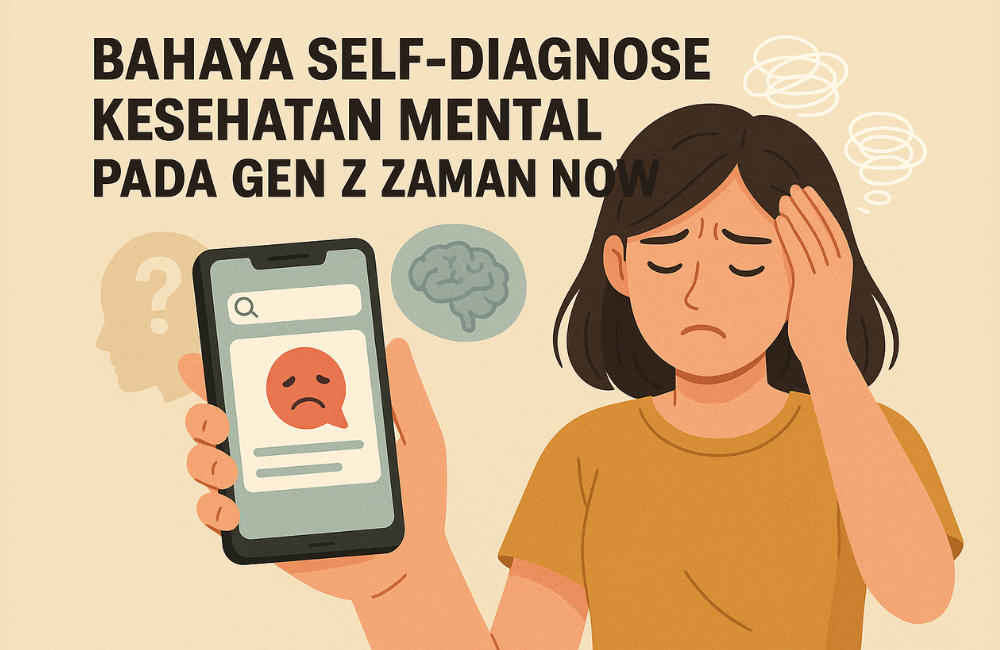 Gen Z, jangan biarkan pencarian online menggantikan dukungan profesional untuk kesehatan mentalmu.
