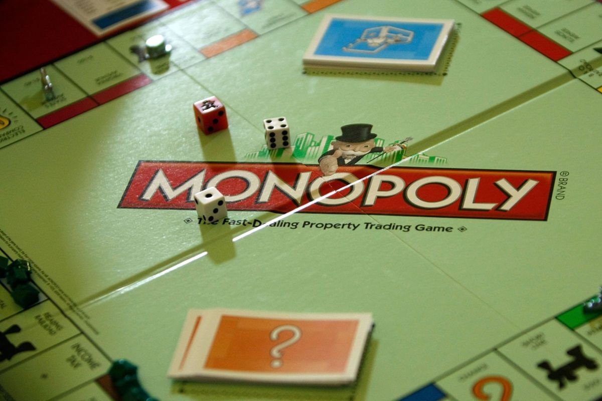 Ilustrasi permainan monopoli karya Elizabeth Magie