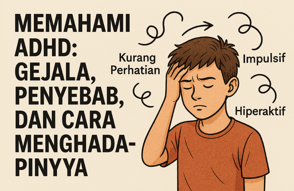 ADHD adalah gangguan yang mempengaruhi fokus, impuls, dan aktivitas fisik, memerlukan perhatian dan dukungan.
