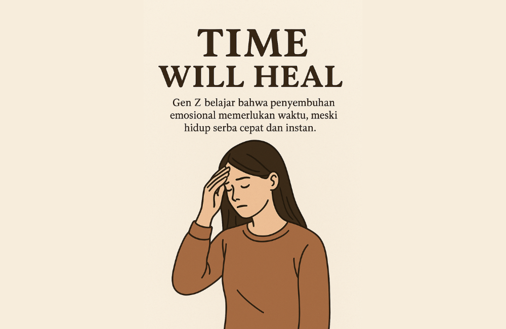 Gen Z belajar bahwa penyembuhan emosional memerlukan waktu, meski hidup serba cepat dan instan.