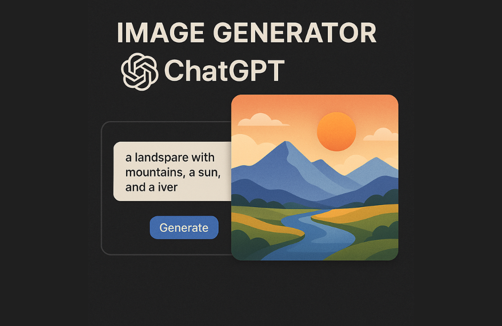 Image Generator ChatGPT: Ciptakan gambar kustom dengan AI, cepat, mudah, dan tanpa keterampilan desain.