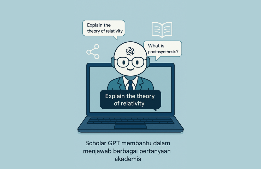 Scholar GPT: AI cerdas yang membantu menjawab pertanyaan akademik dengan mudah dan cepat.