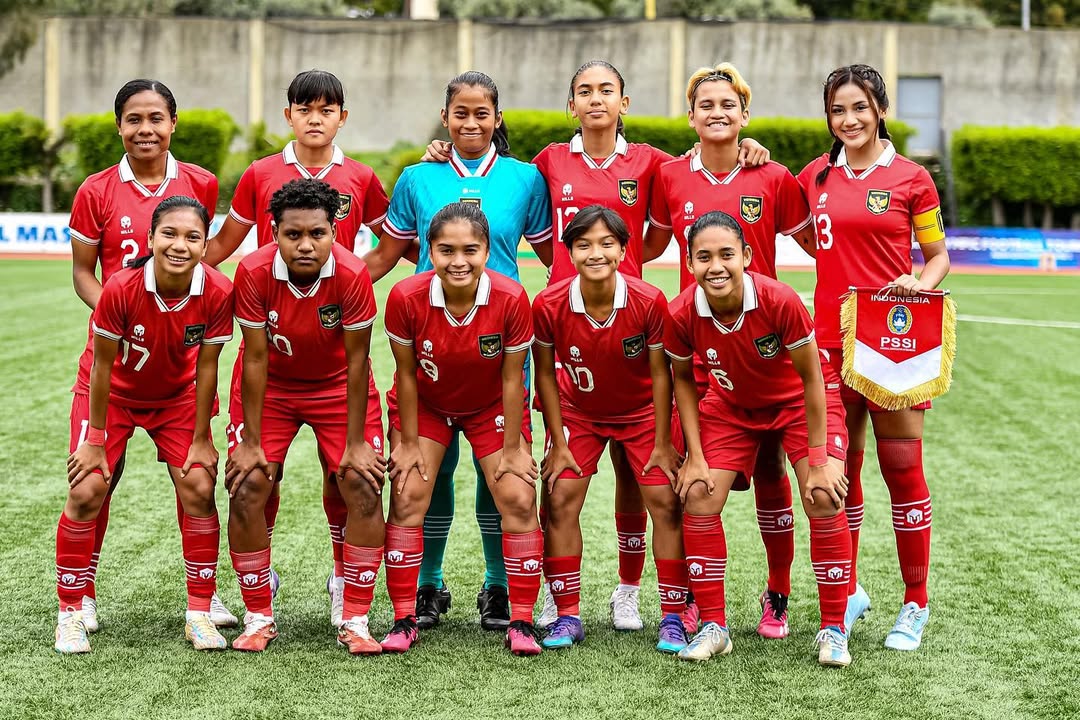 Susunan pemain Timnas Indonesia Putri tahun 2023.