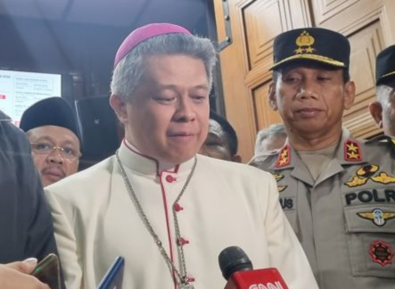 Ketua Konferensi Waligereja Indonesia (KWI) yang juga Uskup Bandung Mgr. Antonius Subianto Bunjamin