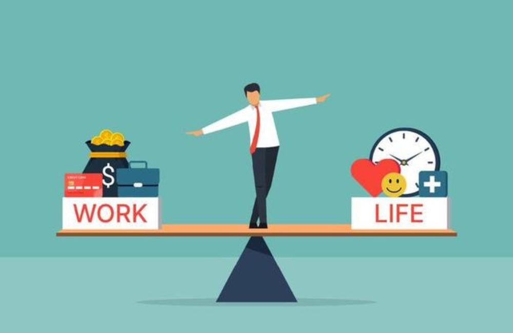 Ilustrasi worklife balance dalam dunia modern