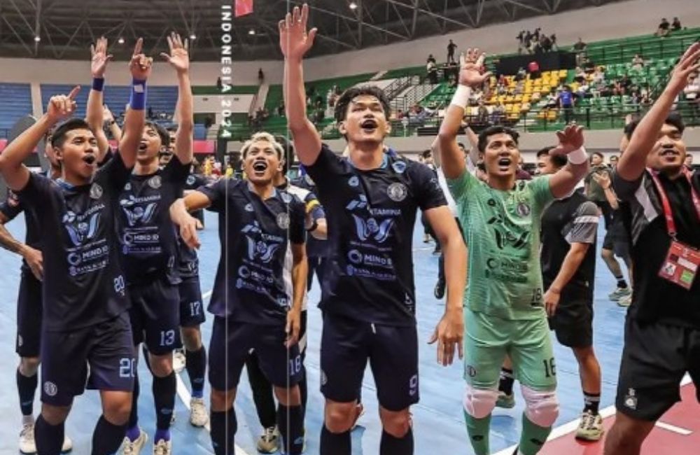 Skuad tim Pangsuma FC berhasil menjadi juara 1 dalam ajang Futsal Nation Cup 2025