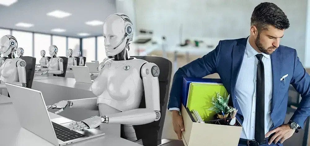 AI semakin menggantikan pekerjaan manusia.